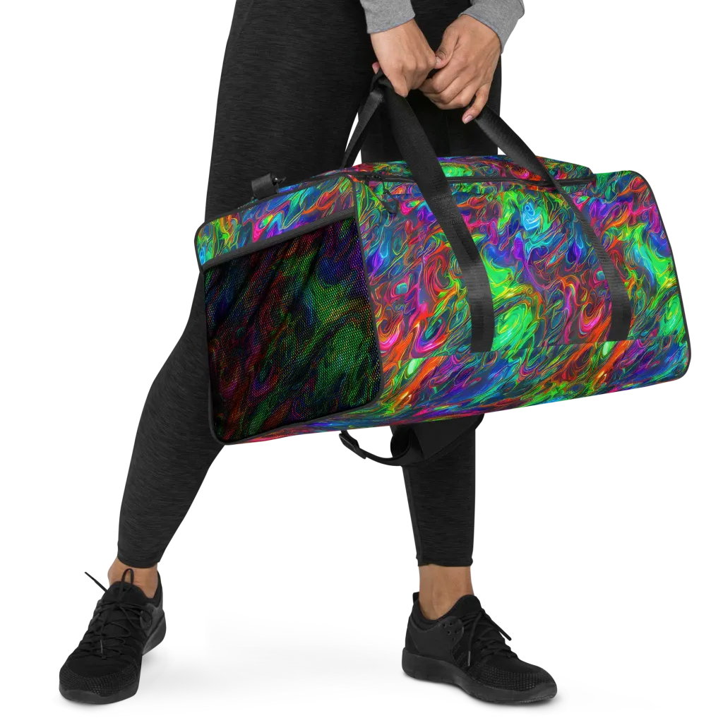 Rainbow Rebellion on Duffle Bag — Right Front