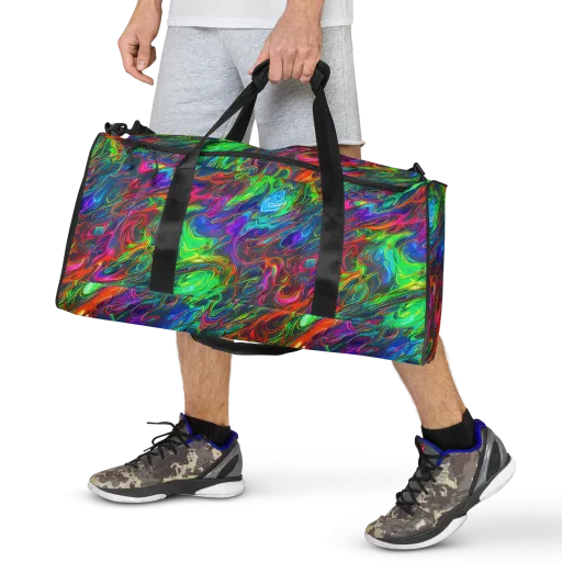 Rainbow Rebellion on a Duffle Bag
