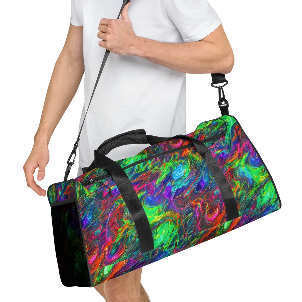 Rainbow Rebellion on Duffle Bag — Right Front
