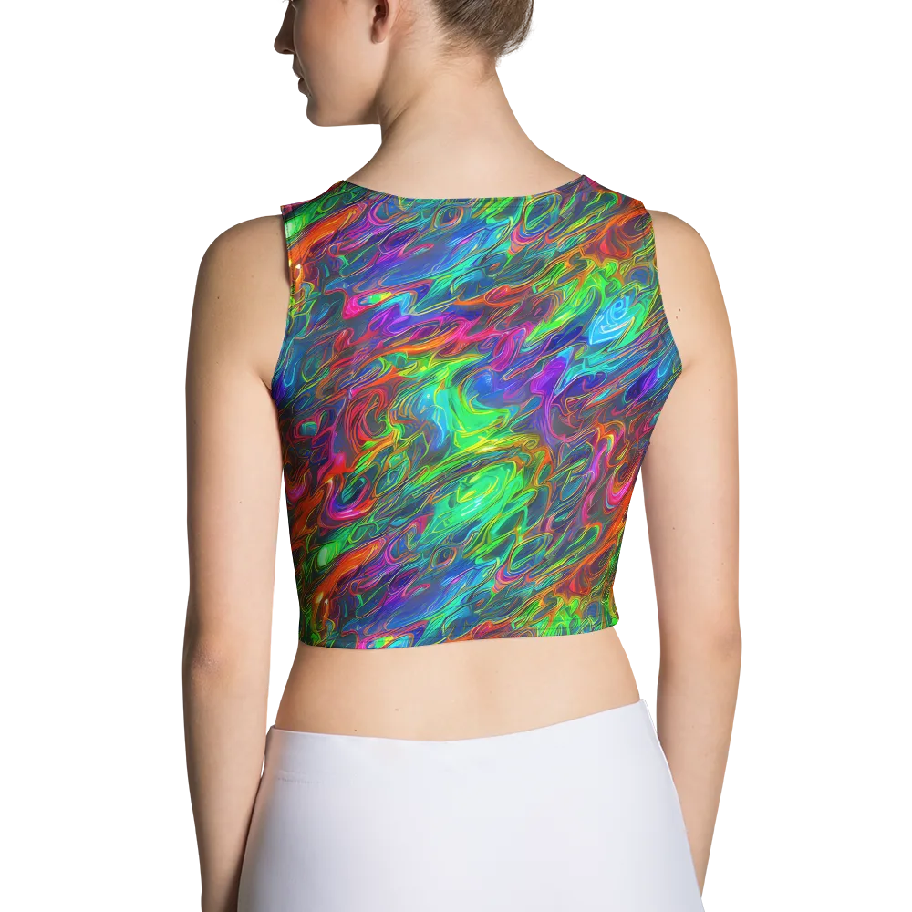 Rainbow Rebellion on Crop Top — Back