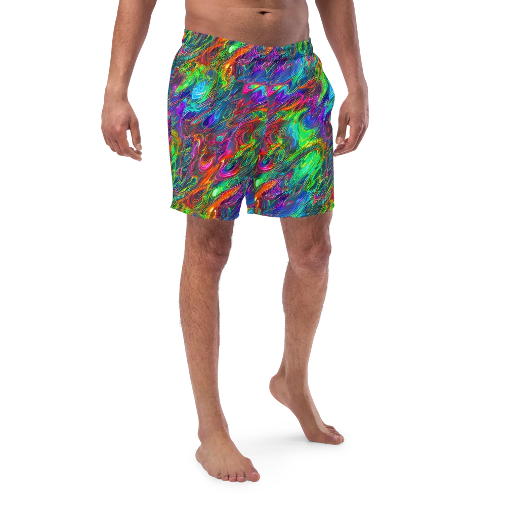 Rainbow Rebellion on Swim Trunks — Front