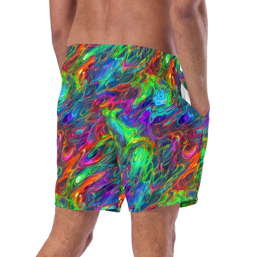 Rainbow Rebellion on Swim Trunks — Right Back