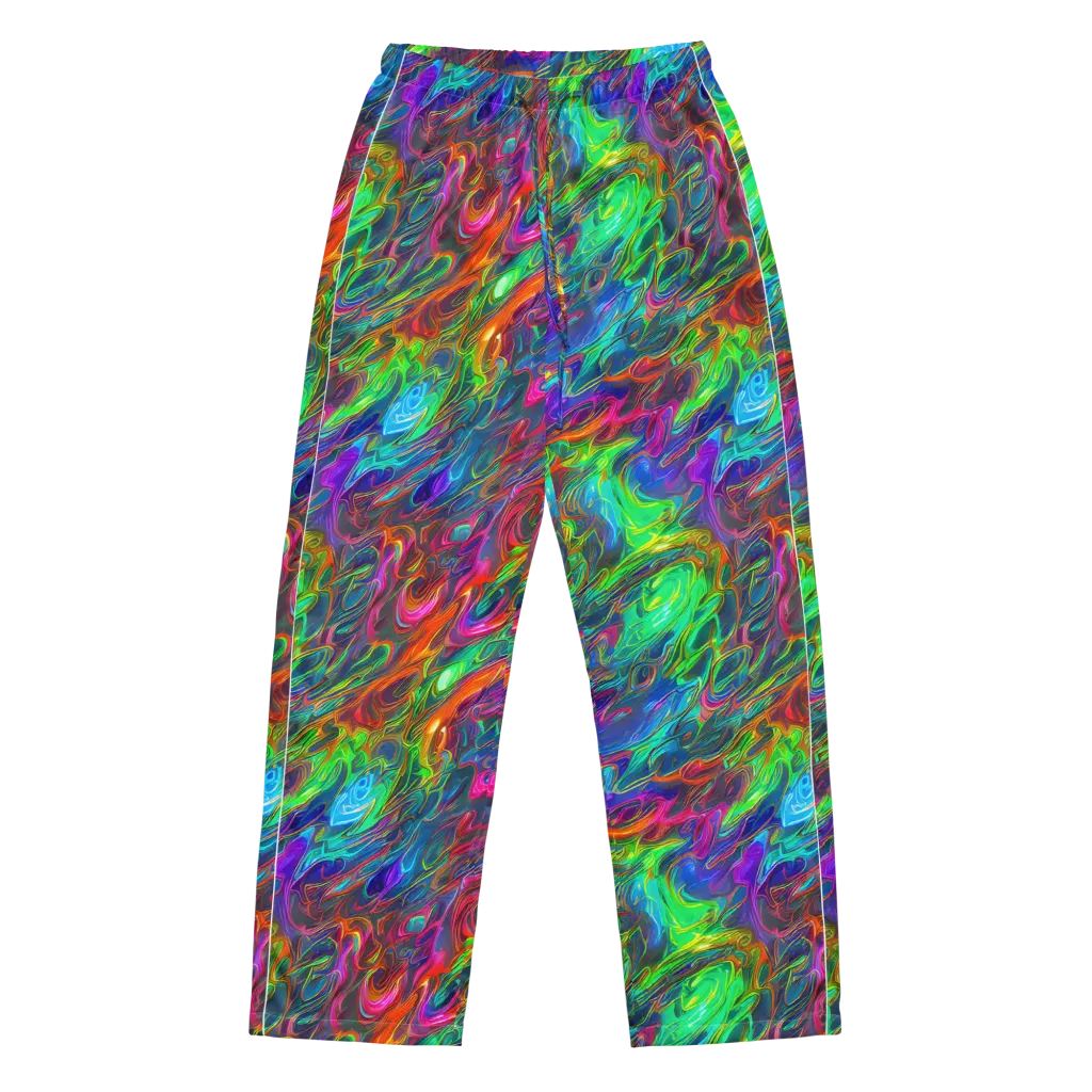 Rainbow Rebellion on Women's Pajama Pants — Front