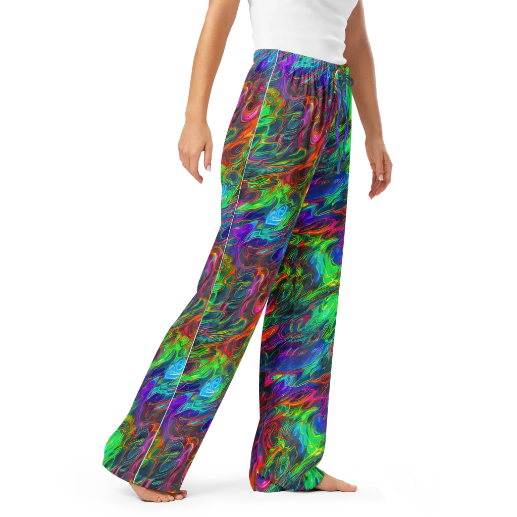 Rainbow Rebellion on Women's Pajama Pants — Right Front