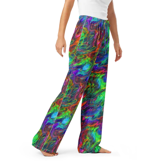 Rainbow Rebellion on a Women's Pajama Pants