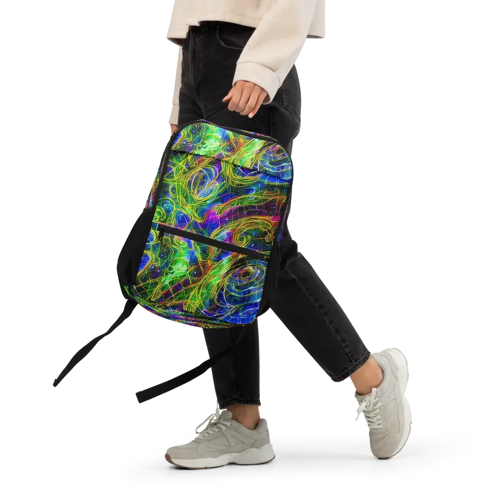 Limefire Drift on Utility Backpack — Front