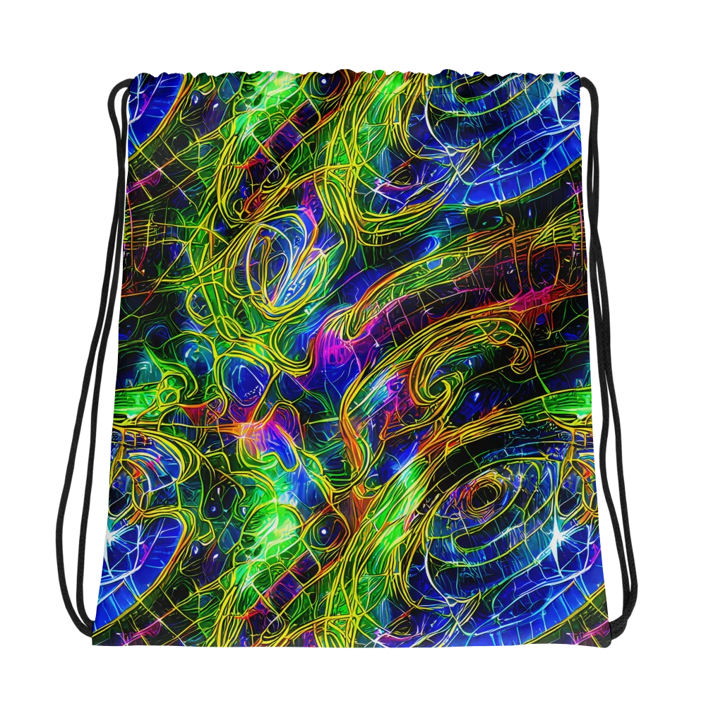 Limefire Drift on Drawstring Bag — Photo