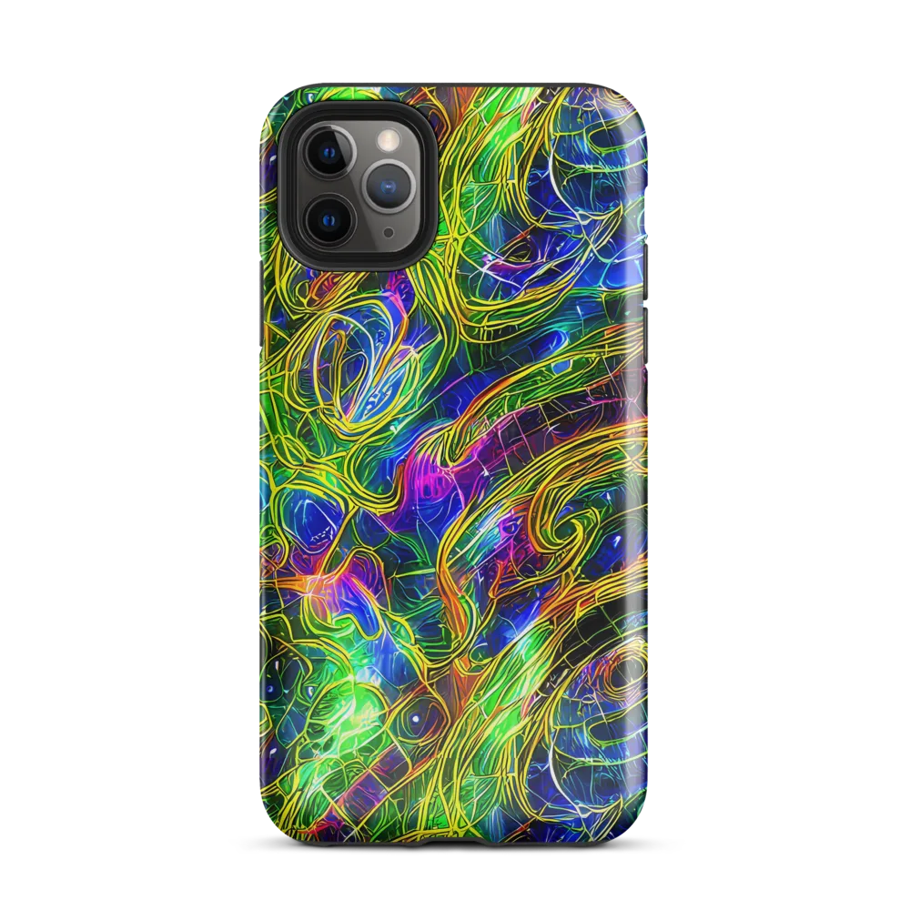 Limefire Drift on Tough Case for iPhone® — Front