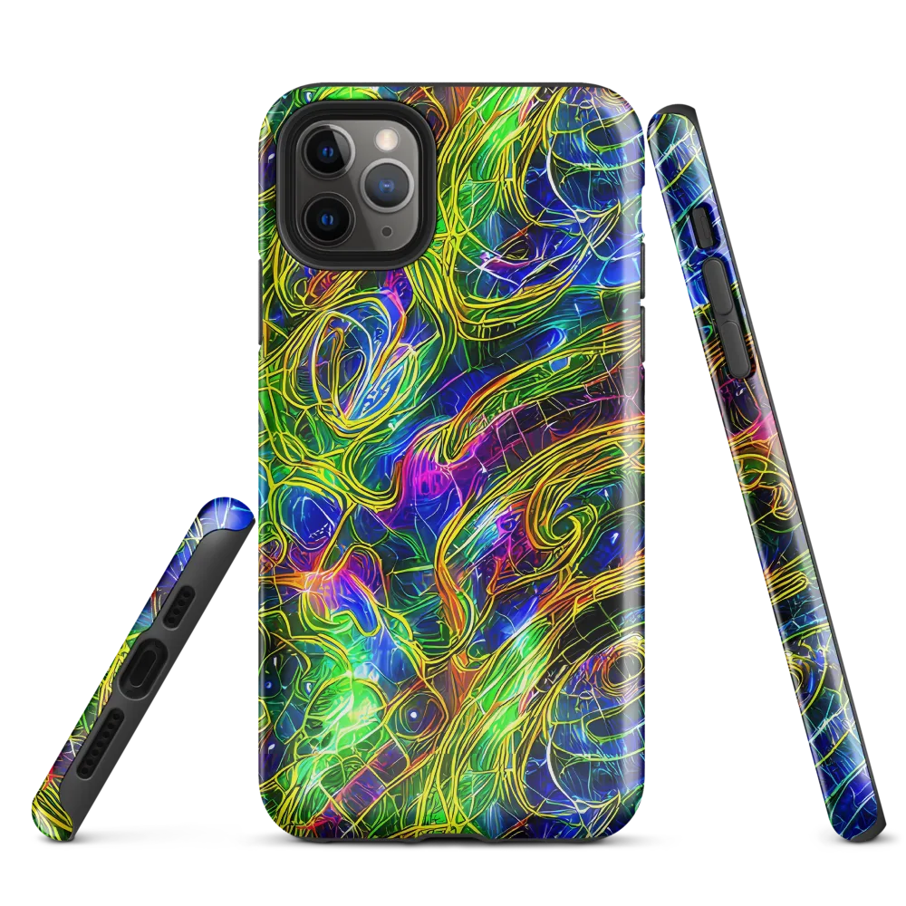 Limefire Drift on Tough Case for iPhone® — Front