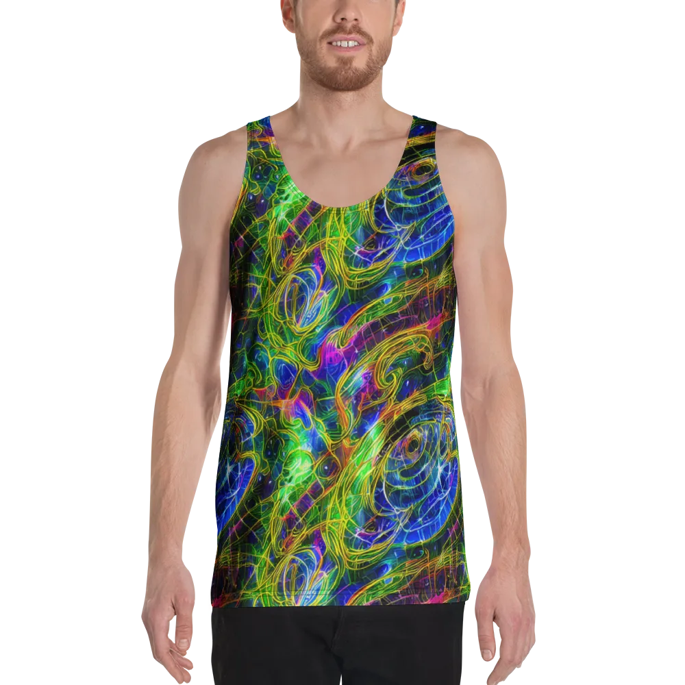 Limefire Drift on Men's Tank Top — Front