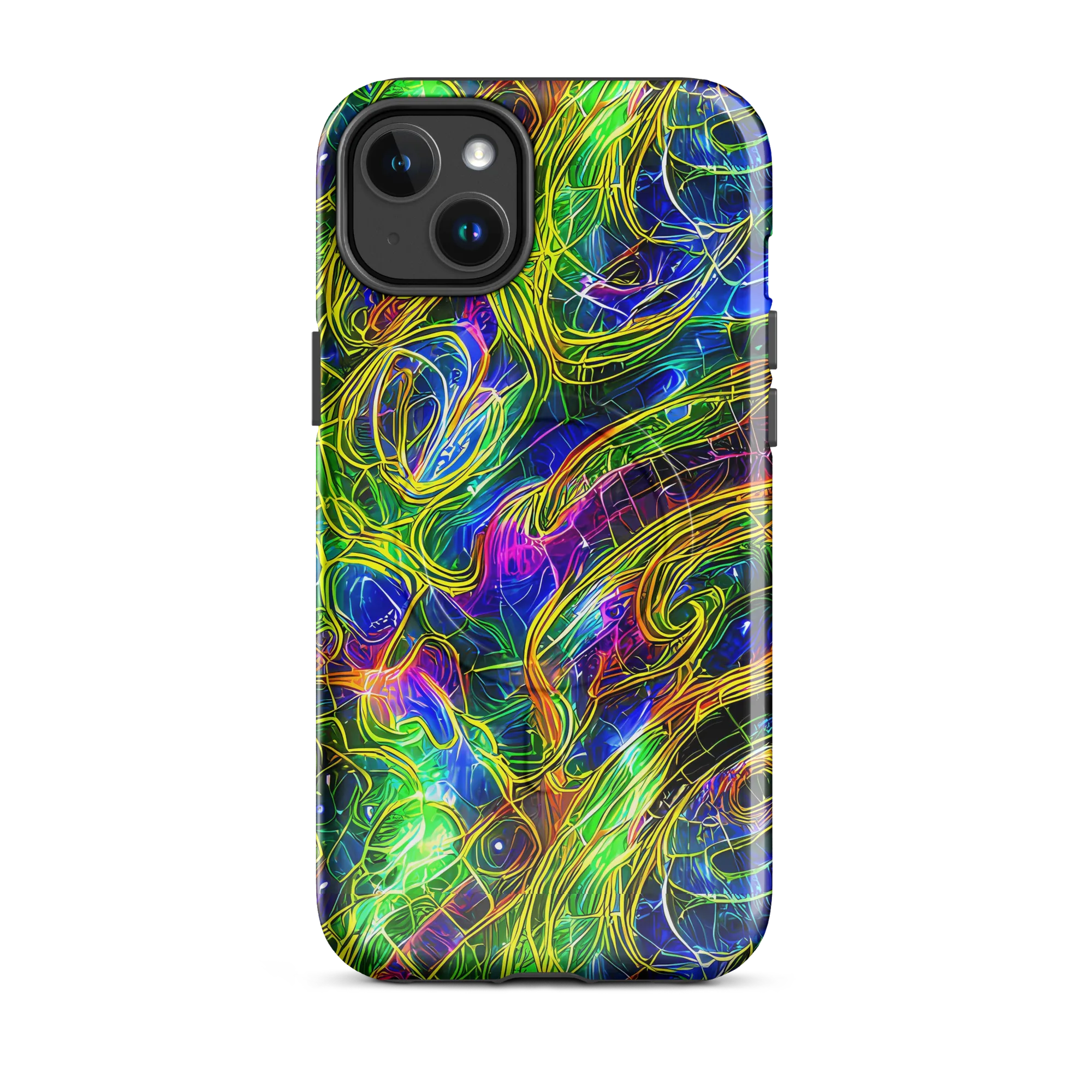 Limefire Drift on MagSafe Tough Case for iPhone® — Front