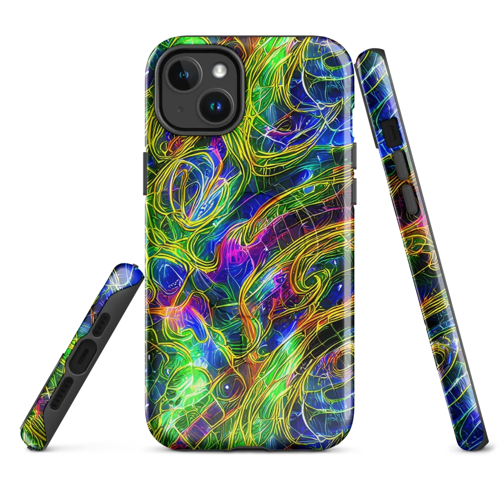 Limefire Drift on MagSafe Tough Case for iPhone® — Front