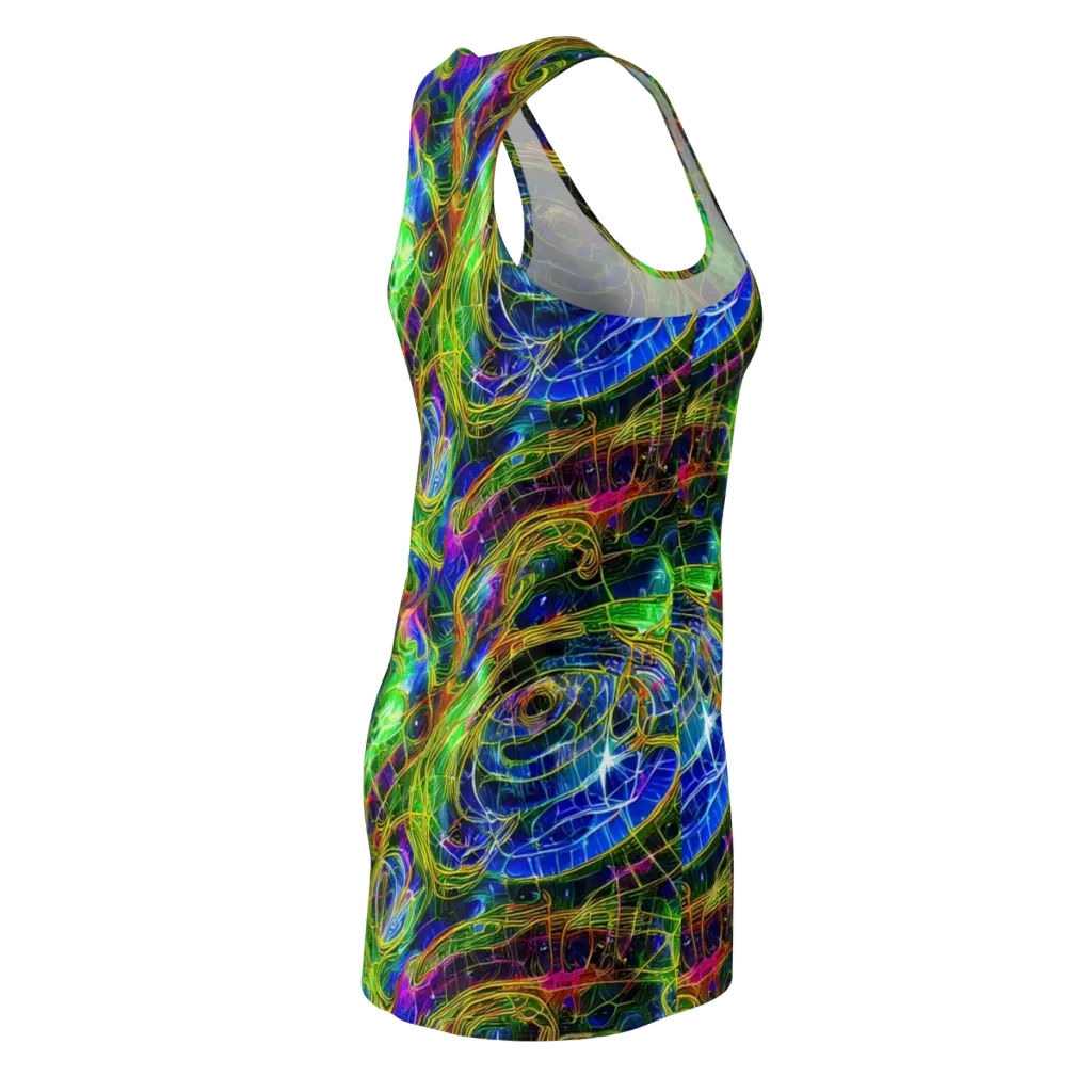 Limefire Drift on Racerback Dress — Back Side