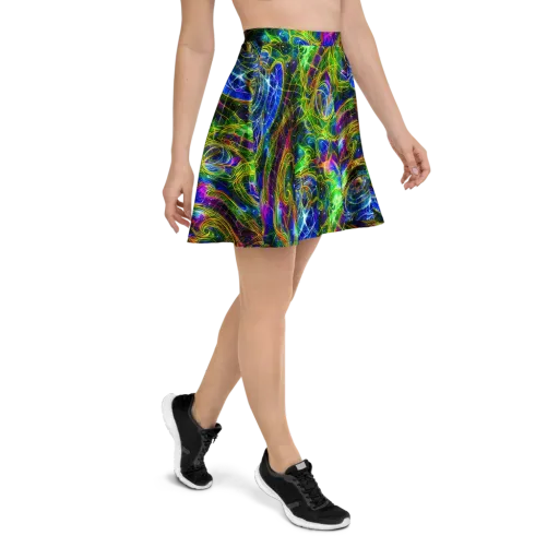 Limefire Drift on a Skater Skirt