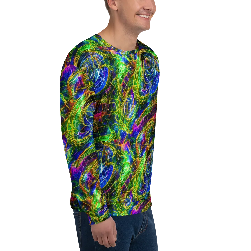 Limefire Drift on Sweatshirt — Right Front