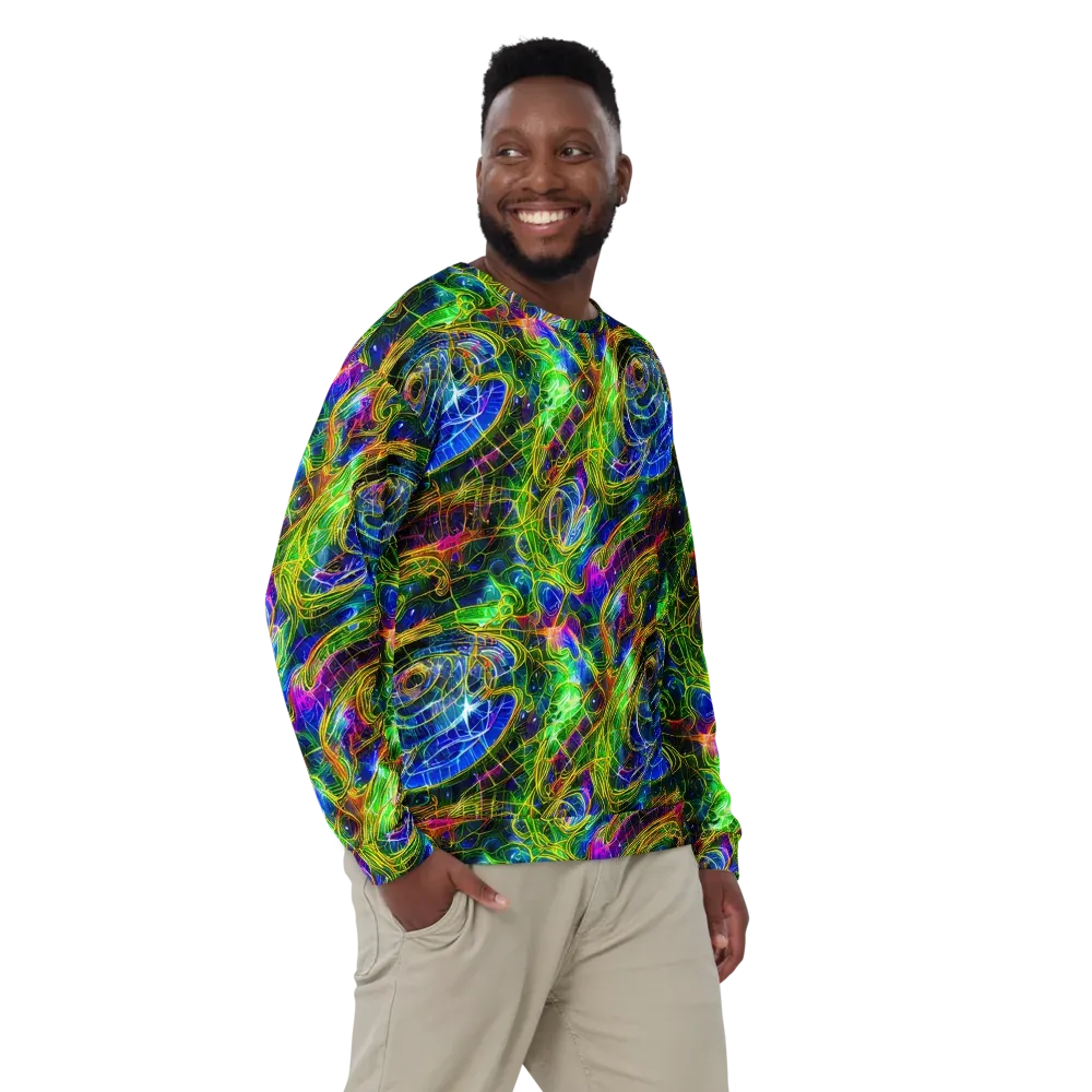 Limefire Drift on Sweatshirt — Front
