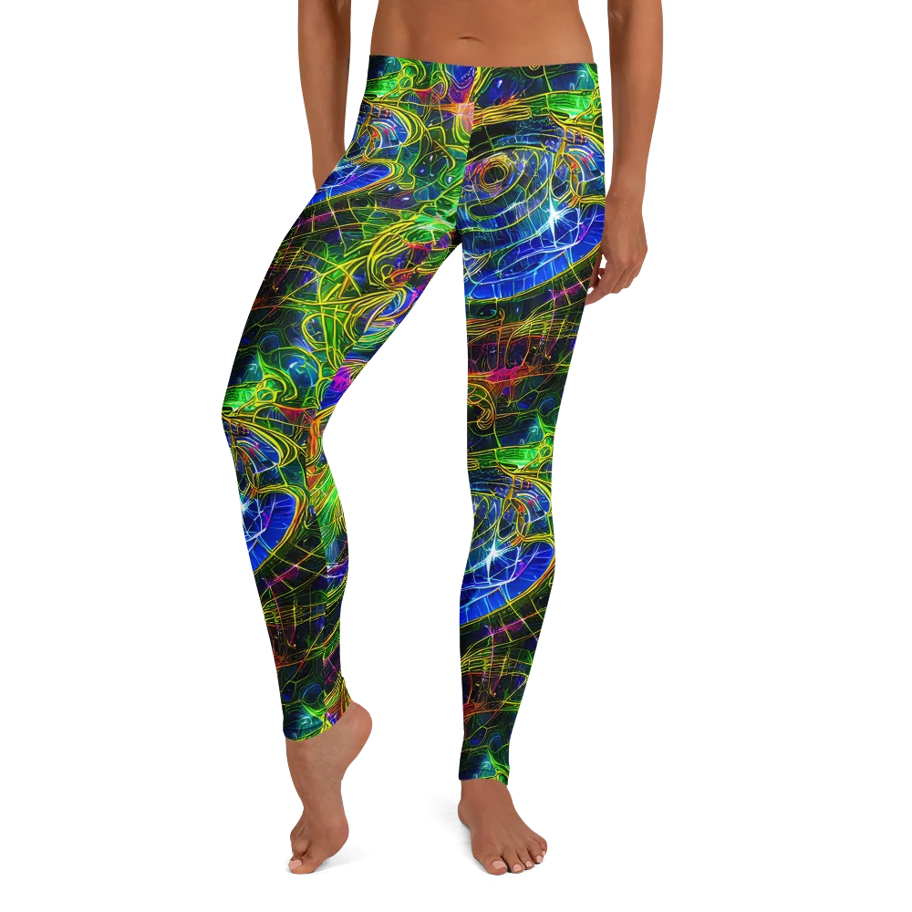 Limefire Drift on Leggings — Front