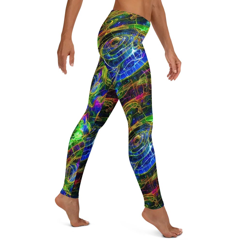 Limefire Drift on Leggings — Right