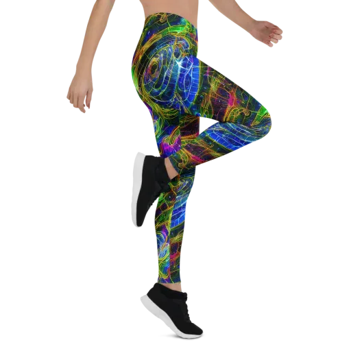 Limefire Drift on a Leggings