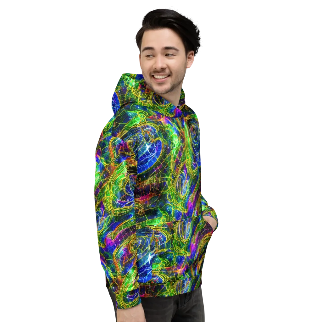 Limefire Drift on Hoodie — Right