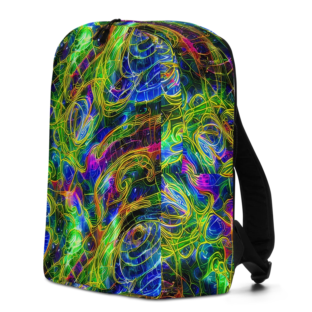 Limefire Drift on Minimalist Backpack — Left