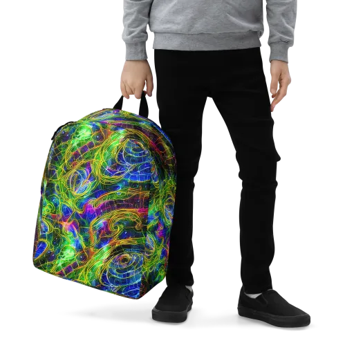 Limefire Drift on a Minimalist Backpack