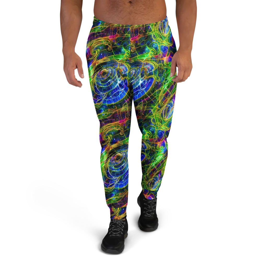 Limefire Drift on Men's Joggers — Front