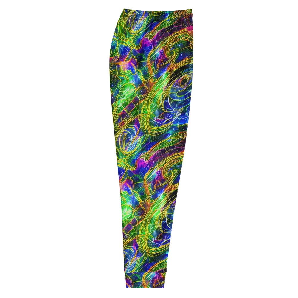 Limefire Drift on Men's Joggers — Right