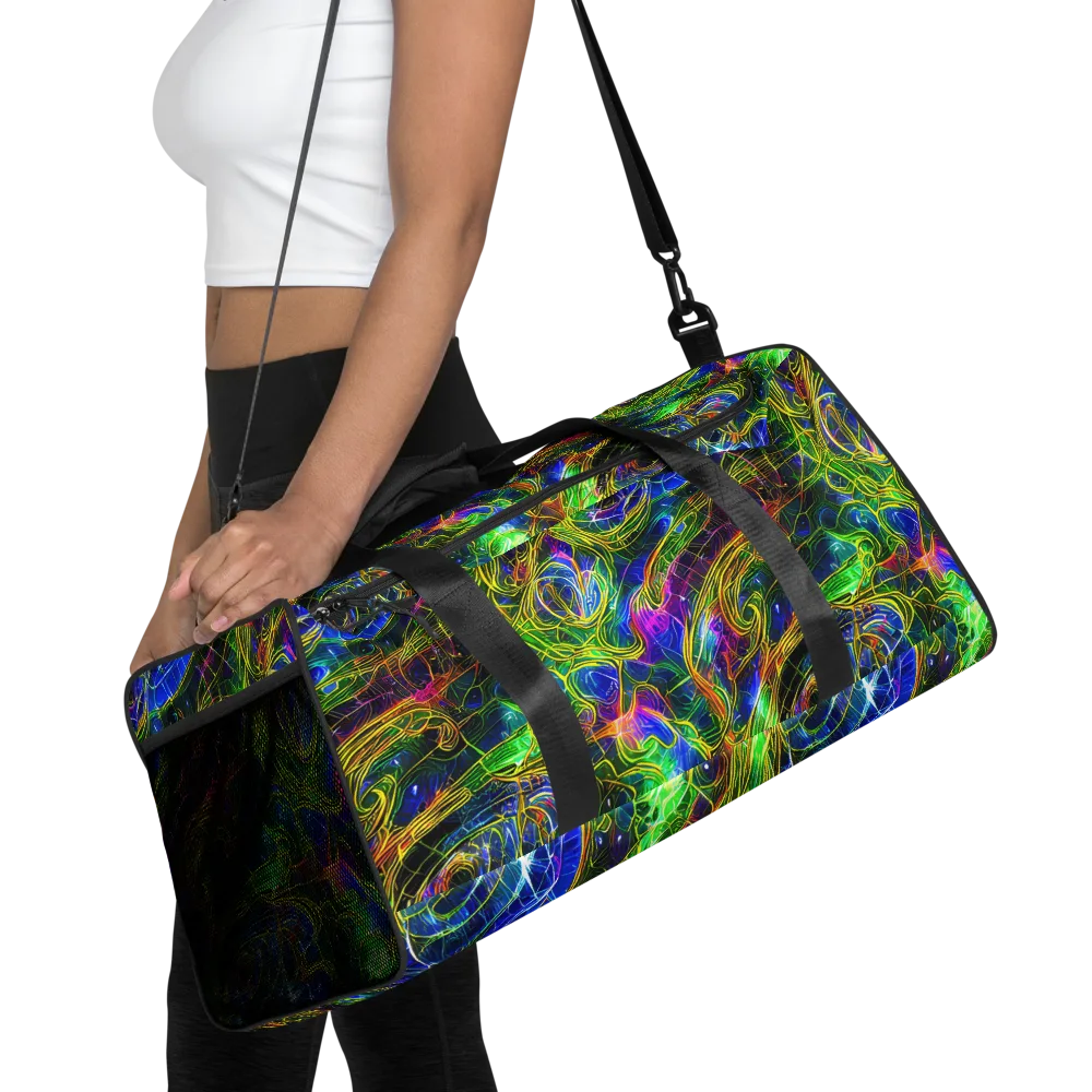Limefire Drift on Duffle Bag — Front