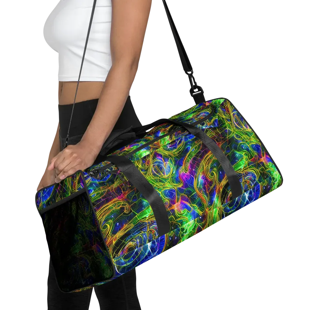 Limefire Drift on Duffle Bag — Front