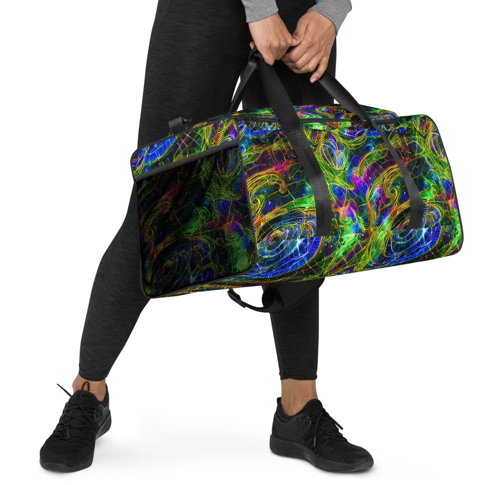 Limefire Drift on Duffle Bag — Right Front