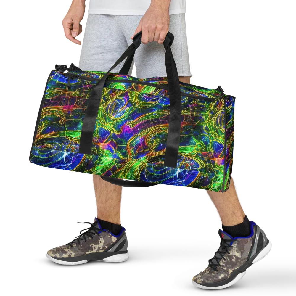 Limefire Drift on Duffle Bag — Front