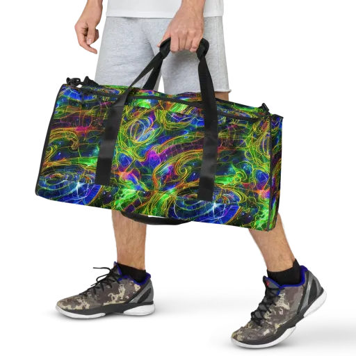 Limefire Drift on a Duffle Bag