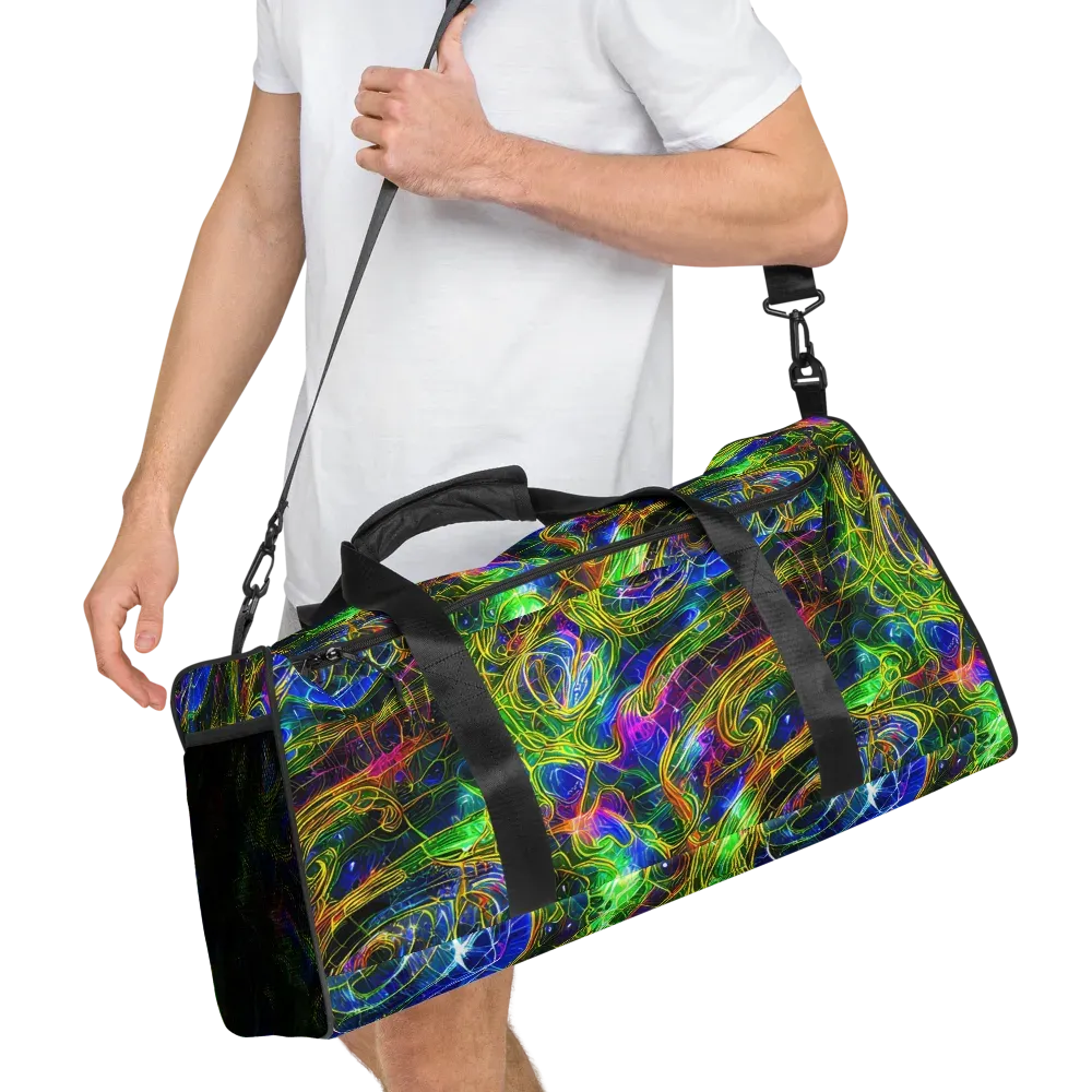 Limefire Drift on Duffle Bag — Right Front