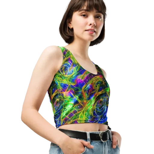 Limefire Drift on a Crop Top