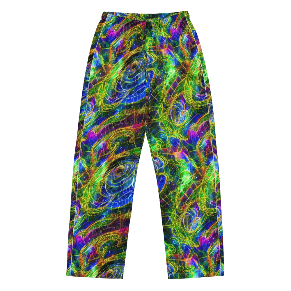 Limefire Drift on Women's Pajama Pants — Front