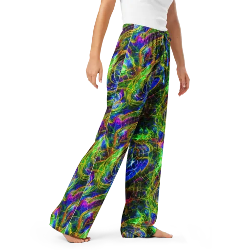 Limefire Drift on a Women's Pajama Pants