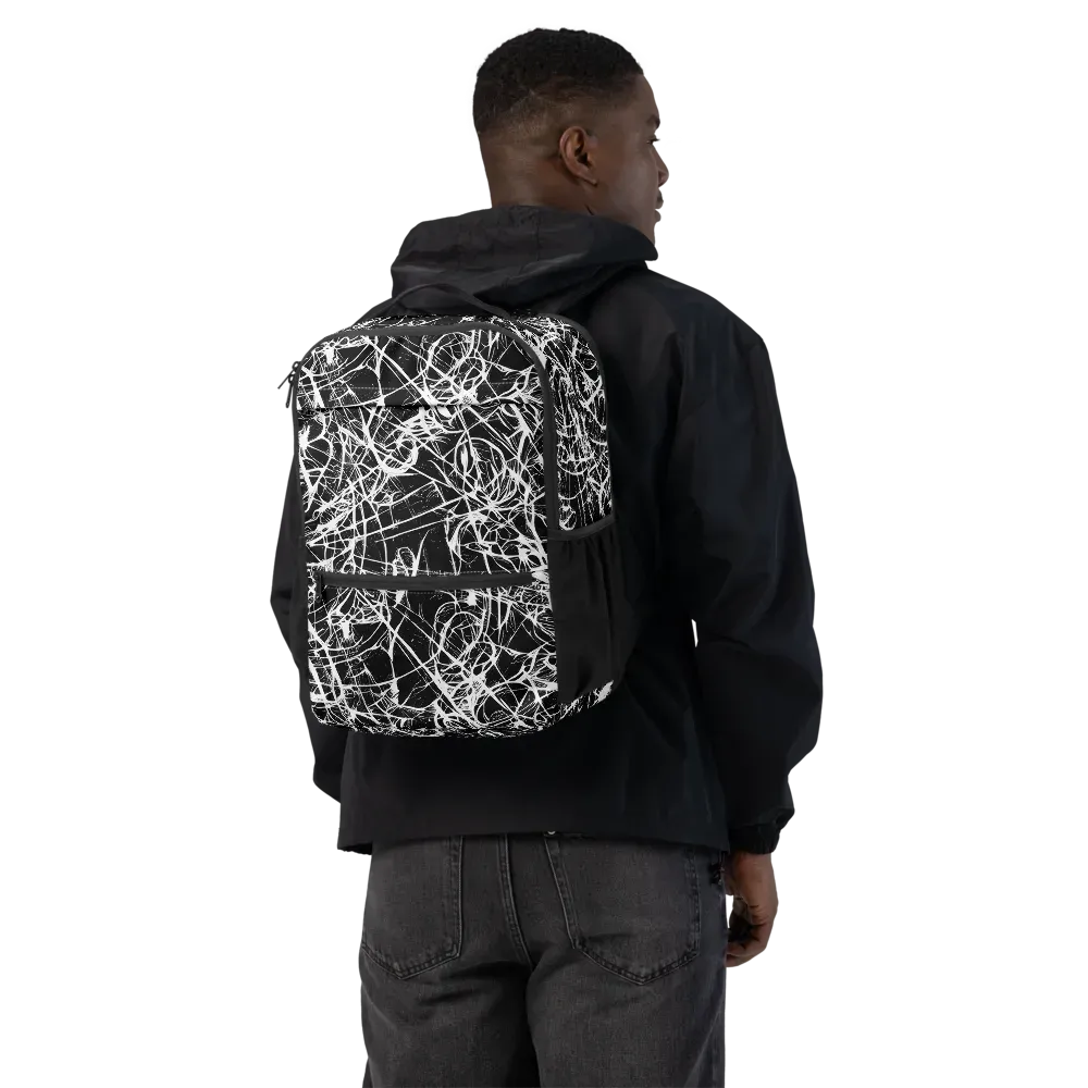 Ink Nervure on Utility Backpack — Back