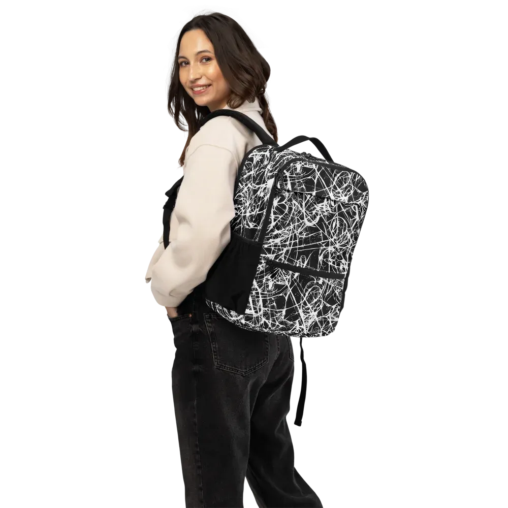 Ink Nervure on Utility Backpack — Back