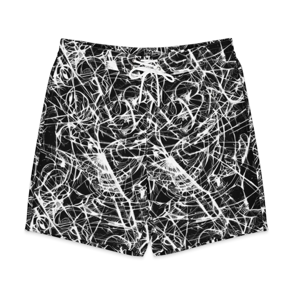 Ink Nervure on Men's Board Shorts — Front