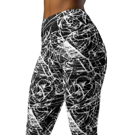 Ink Nervure on a Yoga Leggings
