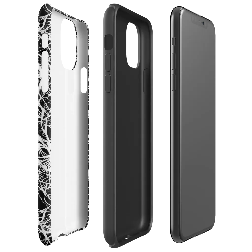 Ink Nervure on Tough Case for iPhone® — Right