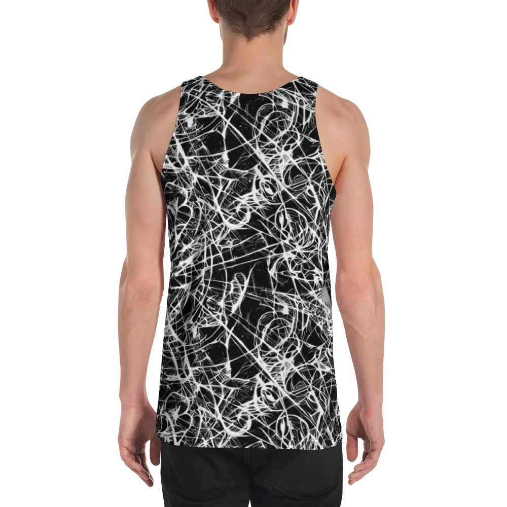 Ink Nervure on Men's Tank Top — Back