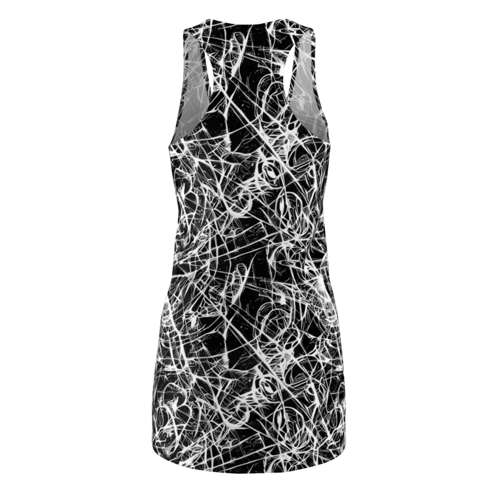 Ink Nervure on Racerback Dress — Back