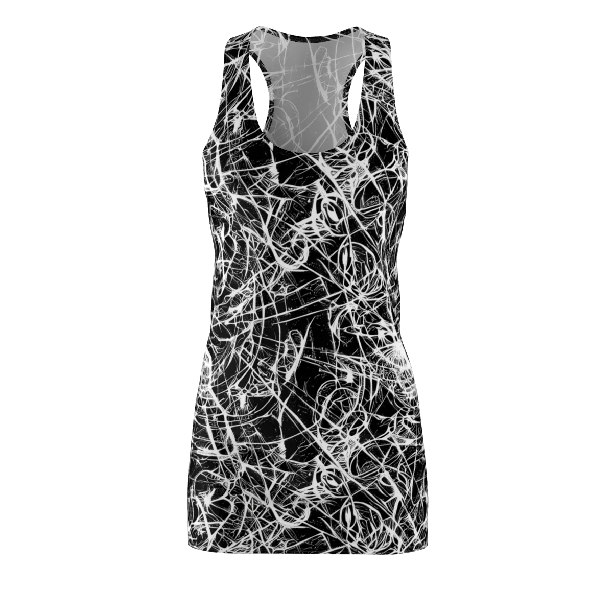 Ink Nervure on Racerback Dress — Front