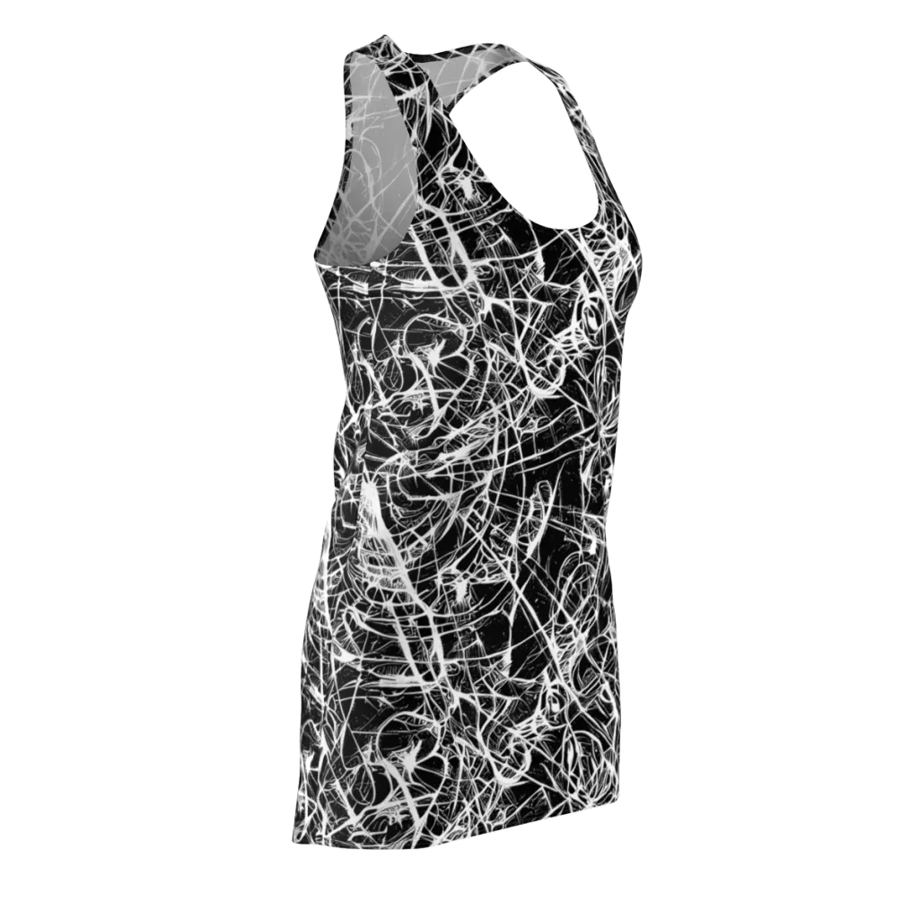 Ink Nervure on Racerback Dress — Front Side