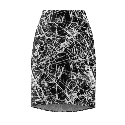 Ink Nervure on a Pencil Skirt