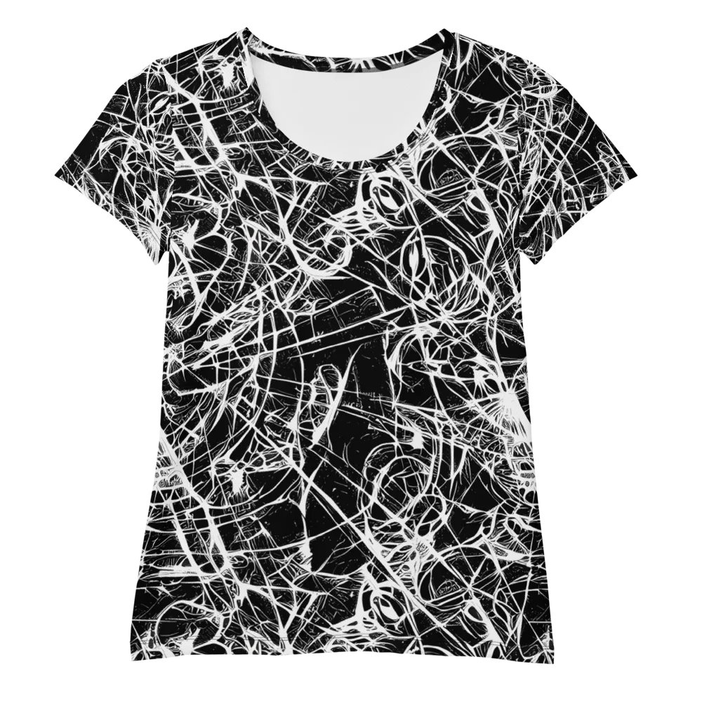 Ink Nervure on Women's Athletic T-Shirt — Front