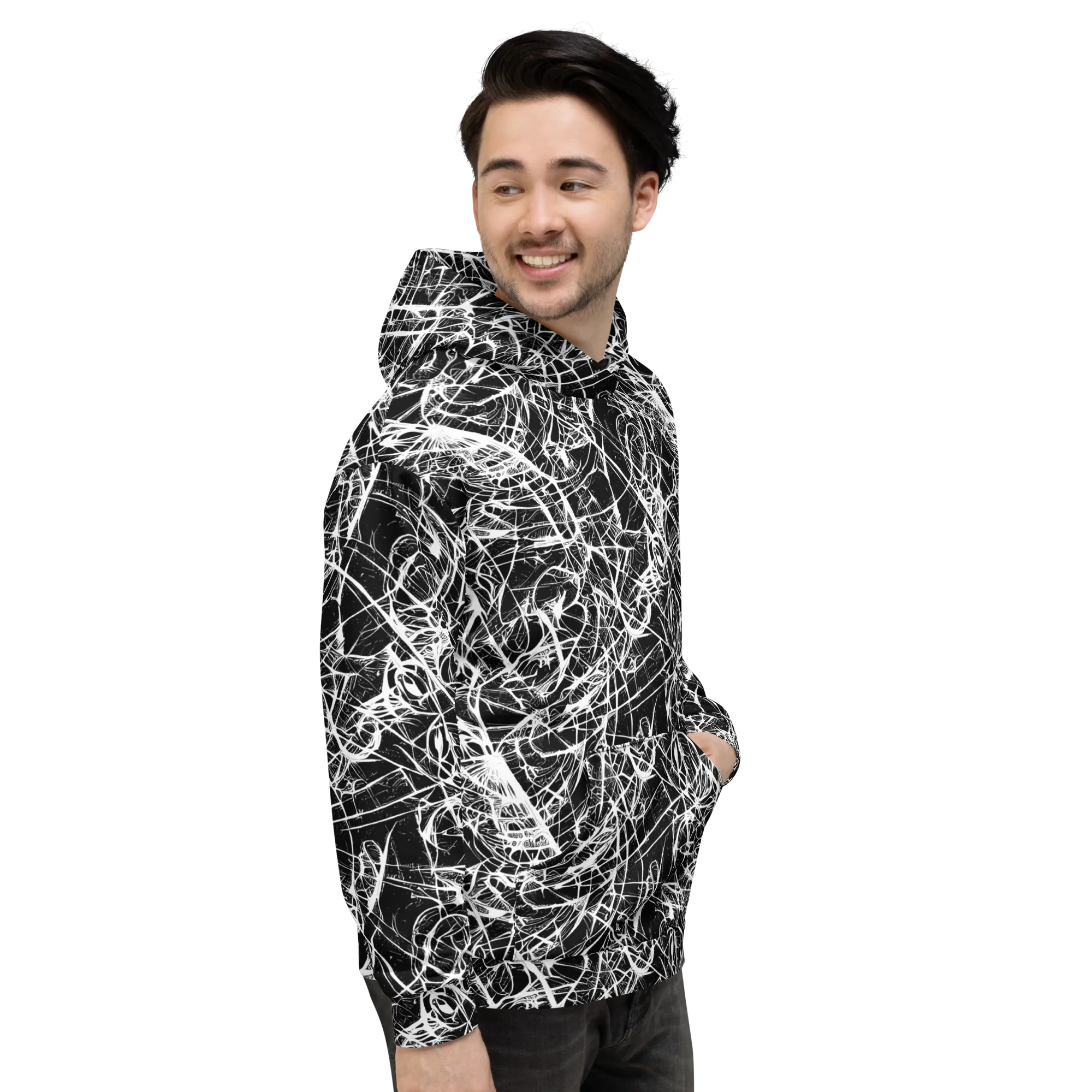 Ink Nervure on Hoodie — Right