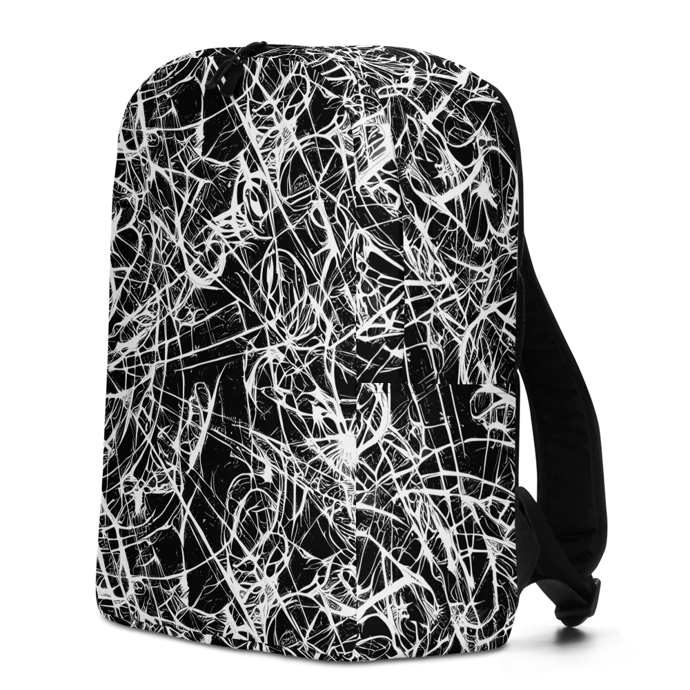 Ink Nervure on Minimalist Backpack — Left